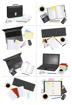 办公用品矢量图下载指南 提升办公效率与视觉表现